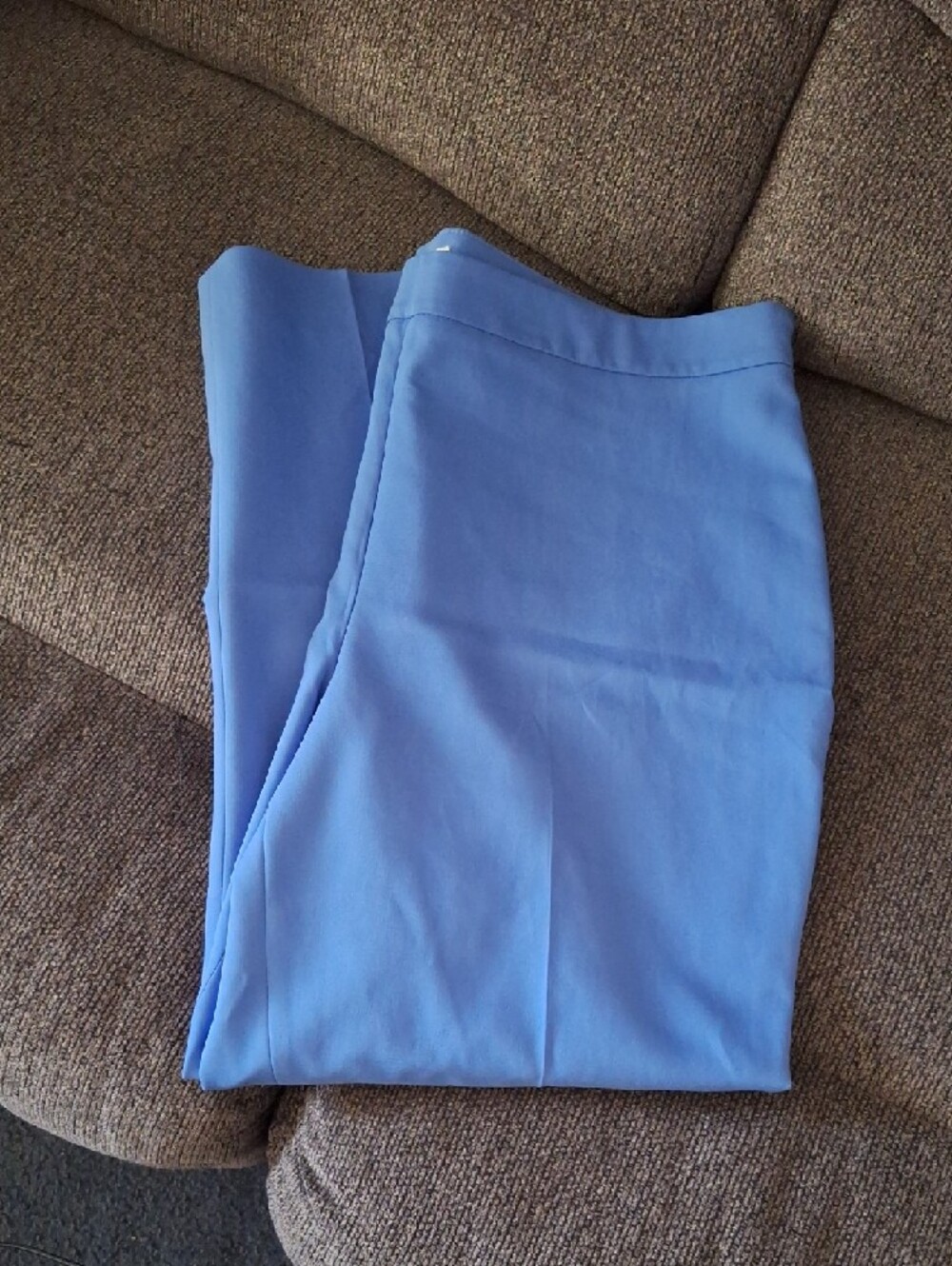 Chaus Periwinkle Stretch Tapered Pull-On Pants